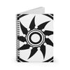 Etchilhampton Crop Circle Spiral Notebook - Ruled Line 5 - Shapes of Wisdom