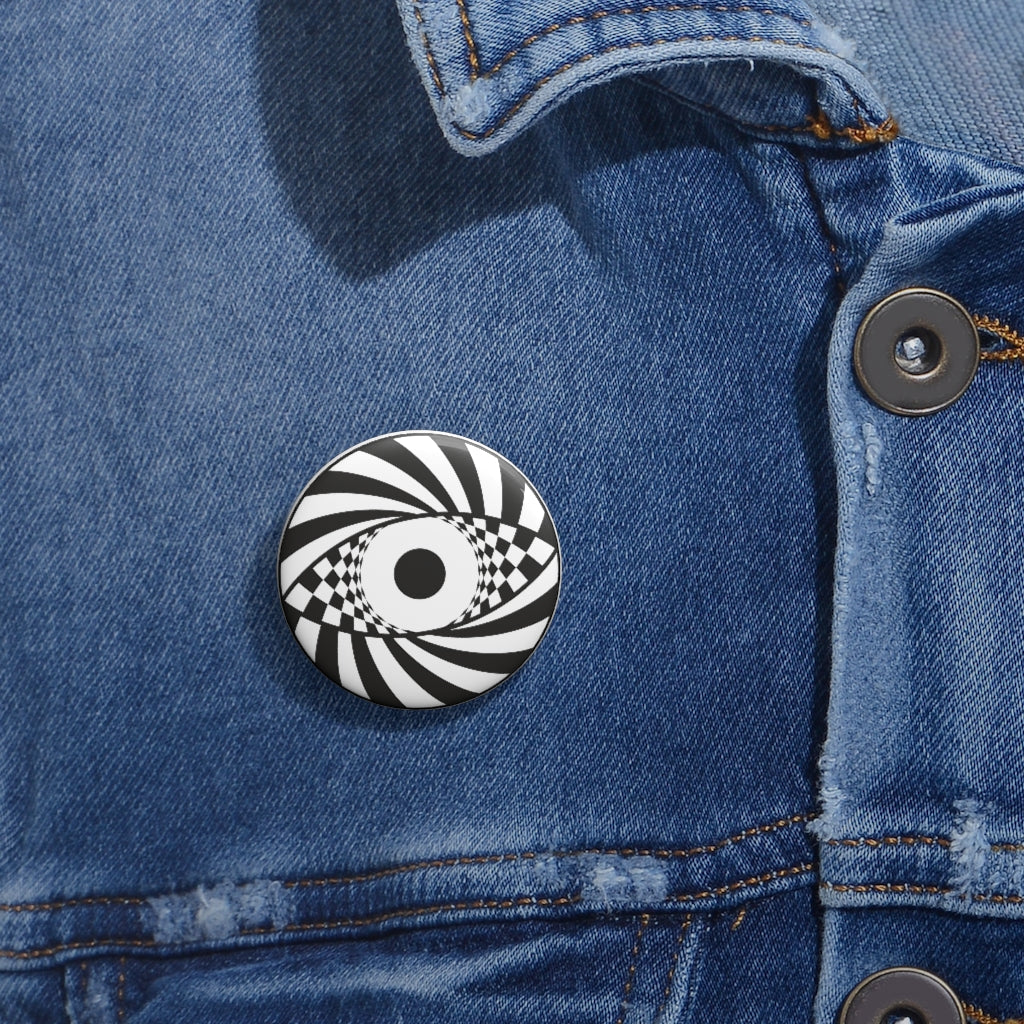 Ufton Crop Circle Pin Button - Shapes of Wisdom