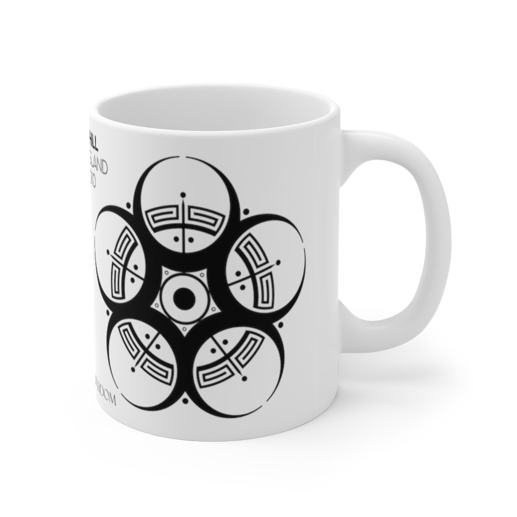 Crop Circle Mug 11oz - Roundway Hill 2 - Shapes of Wisdom